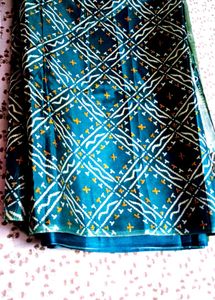 new Elegant Blue Patola Saree