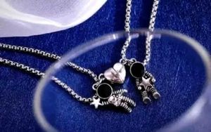 Astronaut Couple Necklaces