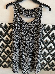 Women Balck&amp;White Short Drees