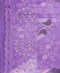 Elegant Lavender Saree