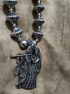 Necklace With Radha Krishna