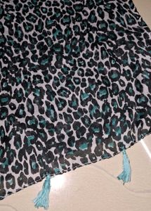 Leopard Print Scarf/stole/dupatta.