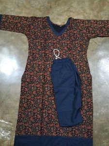 Paisley Print Kurta Set