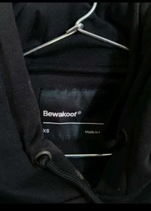 Double line Black Hoodie