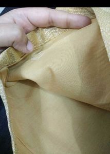 Party Wear Suit Pink And Golden