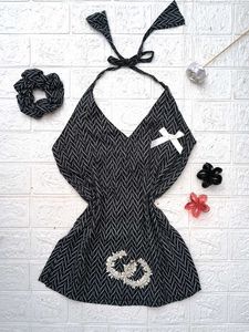 Coquette Halter Neck Kurti🌷