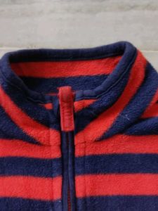 Striped Fleece Jacket