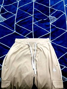 Striped Cargo Joggers