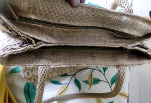 Cream Colour Jute Bag