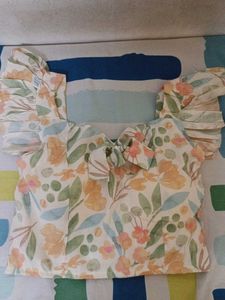 Printed Floral Top