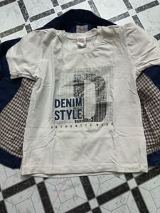 Denim Jacket with Tee
