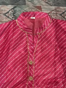 Very Beautiful Long Kota Doria Kurta