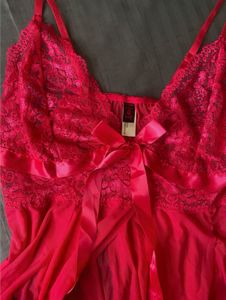 Hot Pink Babydoll Lingerie