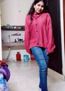 Pink Woolen Sweater