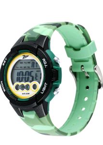 Zoop Camo Digital Dial Green Watch for Kids