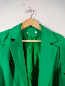 Green Casual Blazer (Women&#39;s)