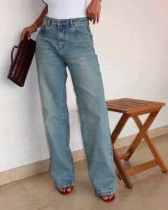 Trendy Wide Leg Jeans