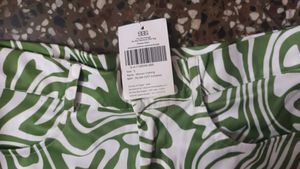 GREEN PRINTED TROUSERS