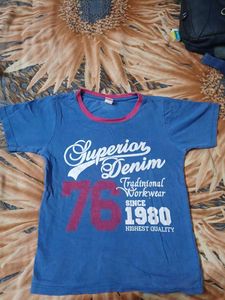 Blue Graphic Tee