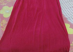 Elegant Red Midi Dress