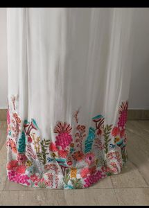 Floral Embroidered Duster shrug