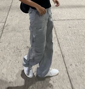 Grey Cargo Pants