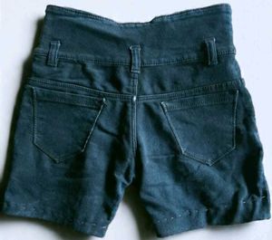 High Waist Denim Shorts