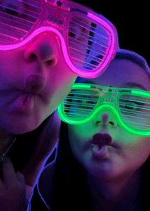 Light Up Shutter Shades Glasses
