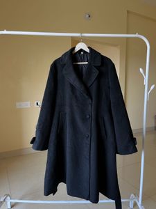 Elegant Black Trench Coat