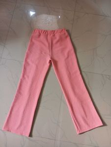 Pink Flared Pants