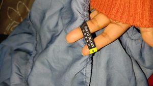 Stylish Blue Puff Sleeve Top