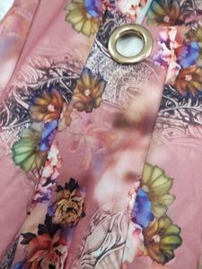 Floral Midi Dress Frock Without Sleeves