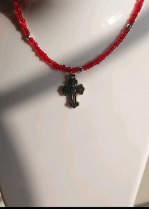 Red Cross Necklace