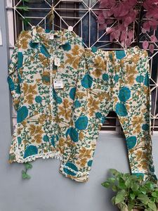 Floral Print Pajama Set