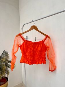 KASSUALLY Orange Top