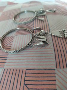 Silver Bangle Set