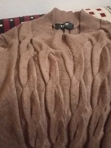 Velvet Pant Wih Woolen Long Middi