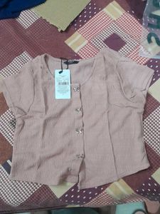 Cute Pink Short Sleeve Top