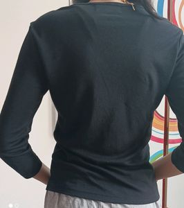 Black Women Shirt Cum Top