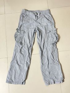 Grey Cargo Pants