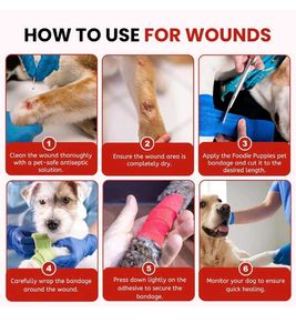 Pet Bandages - 3 Pack