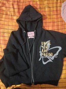 Black Graphic Hoodie