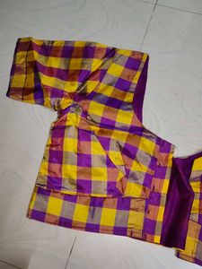 Simple Saree With Blouse