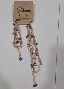 Boho Purple Beaded Anklet