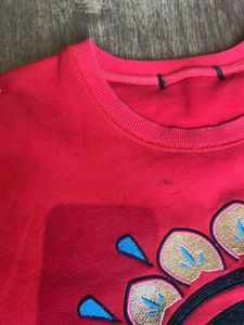 Kenzo Paris Red &#39;Eye&#39; Sweatshirt