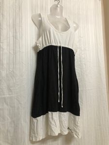 Nautica White &amp; Black Mini Dress