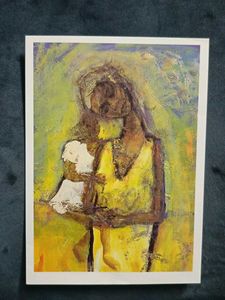 Abstract Mother and Child Art Print