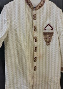 Elegant Cream Sherwani