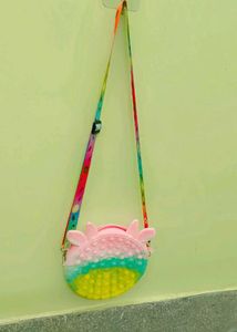 Fun Rainbow Pop It Purse
