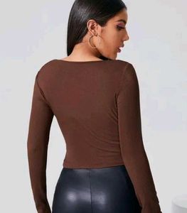 Mocha Charm Knit Top